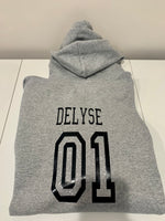 Load image into Gallery viewer, JDK Varsity Pullover Hoodie -  Grey w/Black Logo
