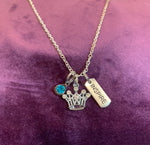 Load image into Gallery viewer, Silver Inspirational Charm Necklace
