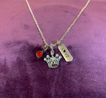 Load image into Gallery viewer, Silver Inspirational Charm Necklace
