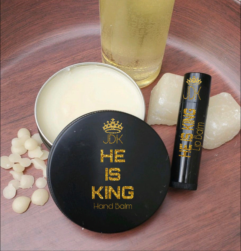 HE IS KING - Lip & Hand Balm Set