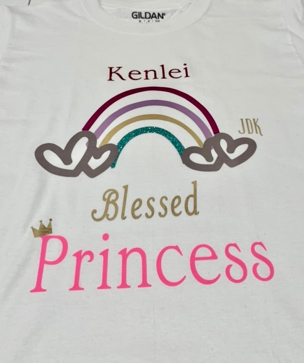 Blessed Princess T-Shirt (Personalized)