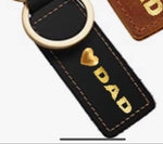 Load image into Gallery viewer, JDK “DAD” Leather Keychain
