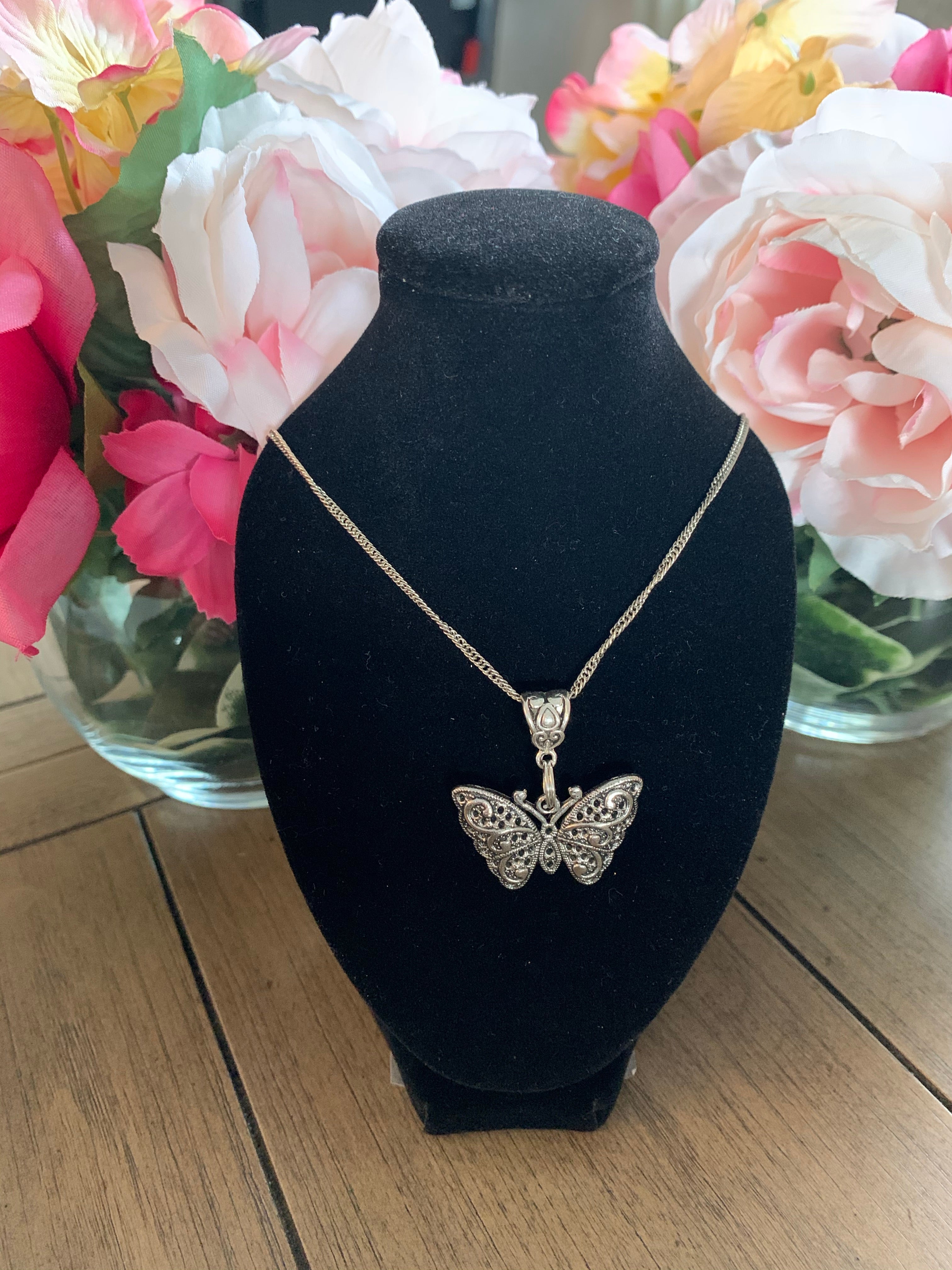 JDK Butterfly Pendant 🦋 Necklace