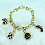 Load image into Gallery viewer, Queen / Mom&#39;s Glam &amp; Fashion Gold Link Bracelet
