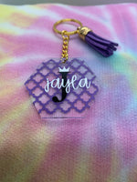 Load image into Gallery viewer, Princess Monogram Keychains
