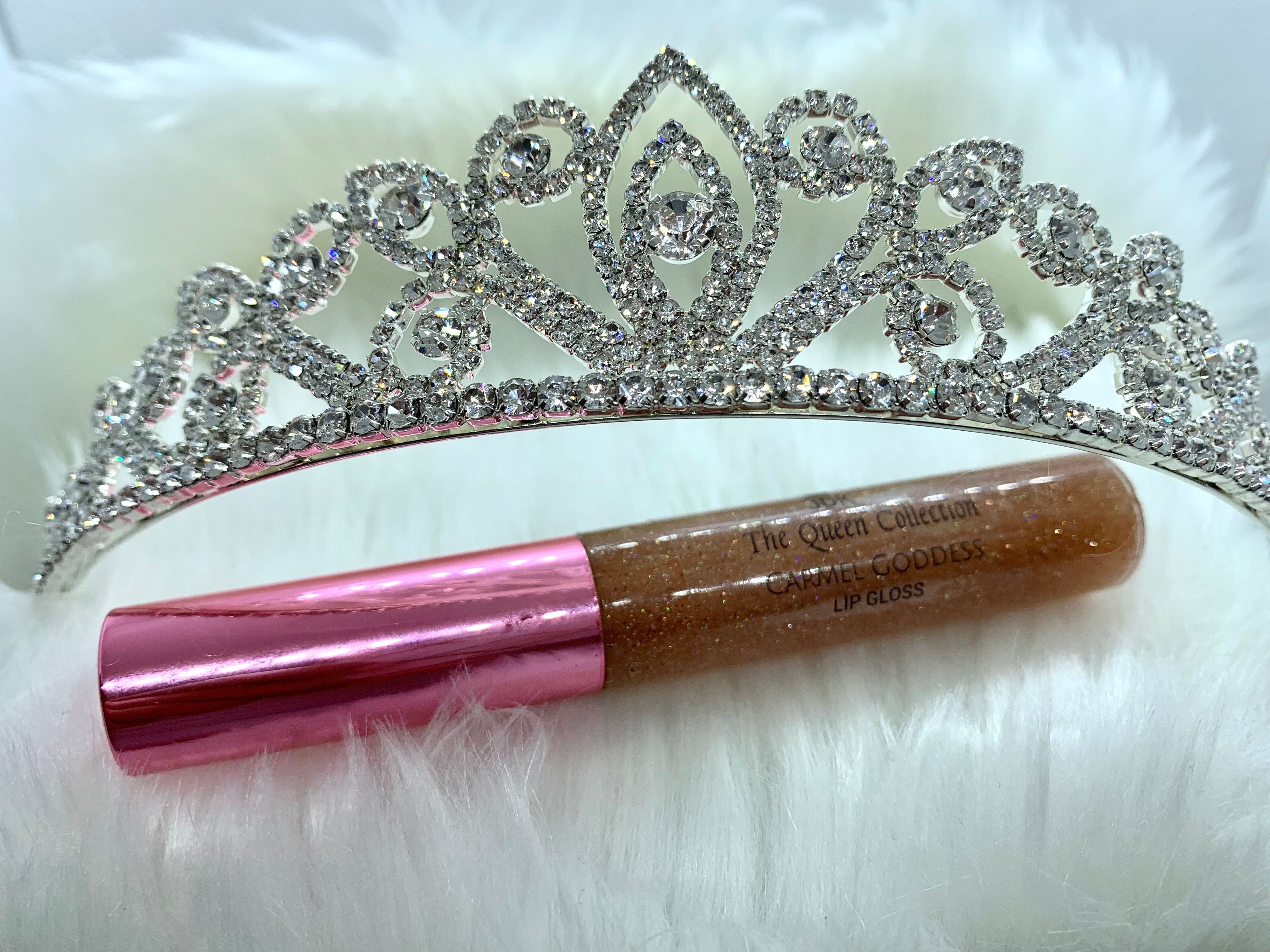 Queen's Crown lip gloss fur key chain — ColorWild Creations