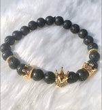 Load image into Gallery viewer, HE IS KING Multi-Crown Beaded Bracelets
